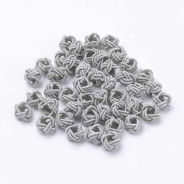 PandaHall Nylon Cord Woven Beads, Round, Gray, 6~6.5x4.5mm, Hole: 2.5mm, about 93~100pcs/bag Nylon Round Gray
PandaHall Nylon Cord Woven Beads, Round, Gray, 6~6.5x4.5mm, Hole: 2.5mm, about 93~100pcs/bag Nylon Round Gray
