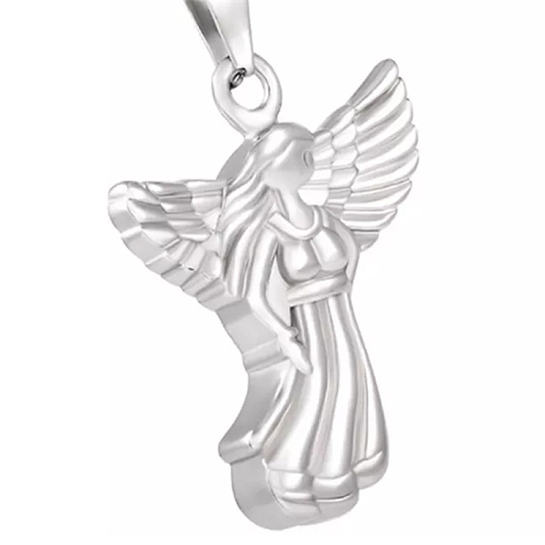 PandaHall Stainless Steel Pendant Necklaces, Angel Urn Ashes Necklaces, Stainless Steel Color, 20.08~31.50 inch(51~80cm) Stainless Steel...
PandaHall Stainless Steel Pendant Necklaces, Angel Urn Ashes Necklaces, Stainless Steel Color, 20.08~31.50 inch(51~80cm) Stainless Steel...