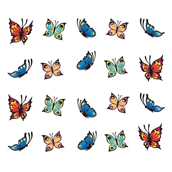 PandaHall Nail Art Water Transfer Sticker, Butterfly Flower Watermark Nail Decals, for Woman Girls Nails Design Manicure Tips Decoration...
PandaHall Nail Art Water Transfer Sticker, Butterfly Flower Watermark Nail Decals, for Woman Girls Nails Design Manicure Tips Decoration...