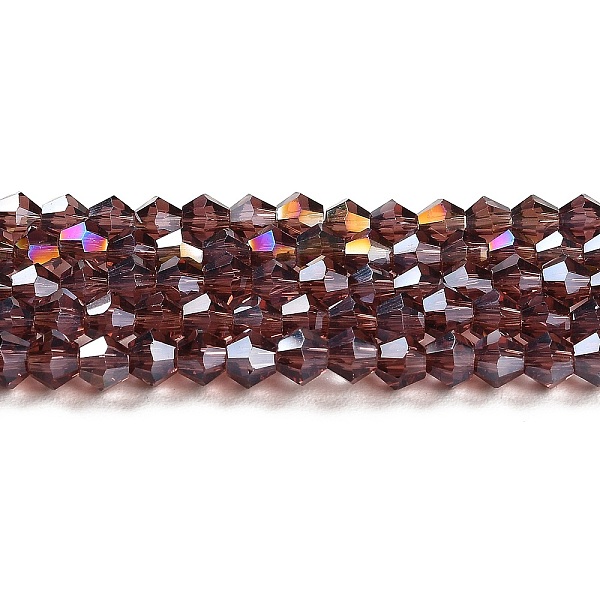 PandaHall Transparent Electroplate Glass Beads Strands, AB Color Plated, Faceted, Bicone, Medium Purple, 4x4mm, Hole: 0.8mm, about...
PandaHall Transparent Electroplate Glass Beads Strands, AB Color Plated, Faceted, Bicone, Medium Purple, 4x4mm, Hole: 0.8mm, about...