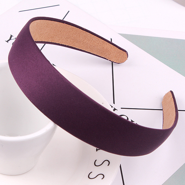 PandaHall Wide Cloth Hair Bands, Solid Simple Hair Accessories for Women, Purple, 145x130x28mm Cloth Purple
PandaHall Wide Cloth Hair Bands, Solid Simple Hair Accessories for Women, Purple, 145x130x28mm Cloth Purple