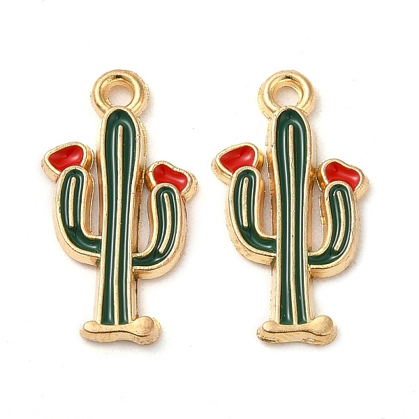 PandaHall Alloy Enamel Pendants, Cactus Charm, Golden, Dark Green, 18x10x1.2mm, Hole: 1.4mm Alloy+Enamel Cactus
PandaHall Alloy Enamel Pendants, Cactus Charm, Golden, Dark Green, 18x10x1.2mm, Hole: 1.4mm Alloy+Enamel Cactus