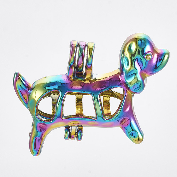 PandaHall Plated Alloy Puppy Locket Pendants, Hollow Dog Cage Pendants, Colorful, 25.5x35.5x11.5mm, Hole: 4x4.5mm, Inner Measure: 9x20.5mm... 
PandaHall Plated Alloy Puppy Locket Pendants, Hollow Dog Cage Pendants, Colorful, 25.5x35.5x11.5mm, Hole: 4x4.5mm, Inner Measure: 9x20.5mm...