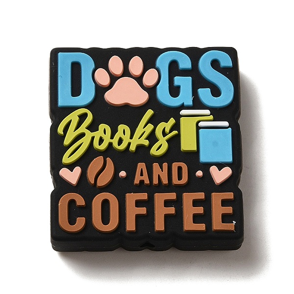 PandaHall Silicone Beads, DIY Nursing Necklaces Making, Book and Coffee, Word, 30x28x8mm, Hole: 2.5mm Silicone Word
PandaHall Silicone Beads, DIY Nursing Necklaces Making, Book and Coffee, Word, 30x28x8mm, Hole: 2.5mm Silicone Word