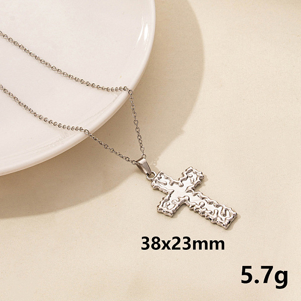 PandaHall Stainless Steel Cross Pendant Necklace, Fashion Jewelry for Women Stainless Steel Cross
PandaHall Stainless Steel Cross Pendant Necklace, Fashion Jewelry for Women Stainless Steel Cross