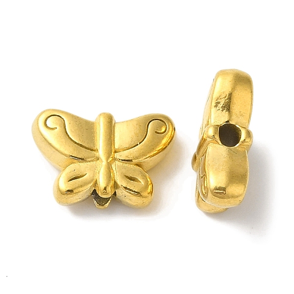 PandaHall 304 Stainless Steel Beads, Butterfly, Golden, 7.5x11x3.5mm, Hole: 1.5mm 304 Stainless Steel Butterfly
PandaHall 304 Stainless Steel Beads, Butterfly, Golden, 7.5x11x3.5mm, Hole: 1.5mm 304 Stainless Steel Butterfly