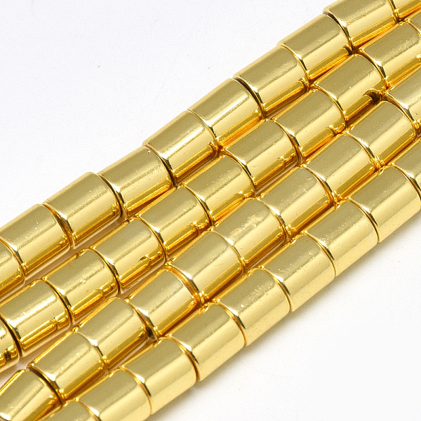 PandaHall Electroplate Non-magnetic Synthetic Hematite Beads Strands, Column, Golden Plated, 6x6mm, Hole: 2mm, about 67pcs/strand, 16.1 inch...
PandaHall Electroplate Non-magnetic Synthetic Hematite Beads Strands, Column, Golden Plated, 6x6mm, Hole: 2mm, about 67pcs/strand, 16.1 inch...