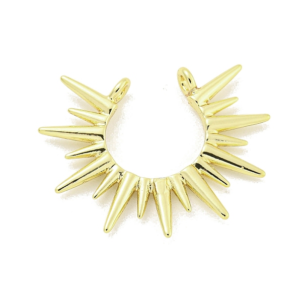 PandaHall Rack plating Brass Pendant, Cadmium Free & Lead Free, Long-Lasting, Sun, Real 18K Gold Plated, 22x27.5x4mm, Hole: 1.8mm Brass Sun
PandaHall Rack plating Brass Pendant, Cadmium Free & Lead Free, Long-Lasting, Sun, Real 18K Gold Plated, 22x27.5x4mm, Hole: 1.8mm Brass Sun