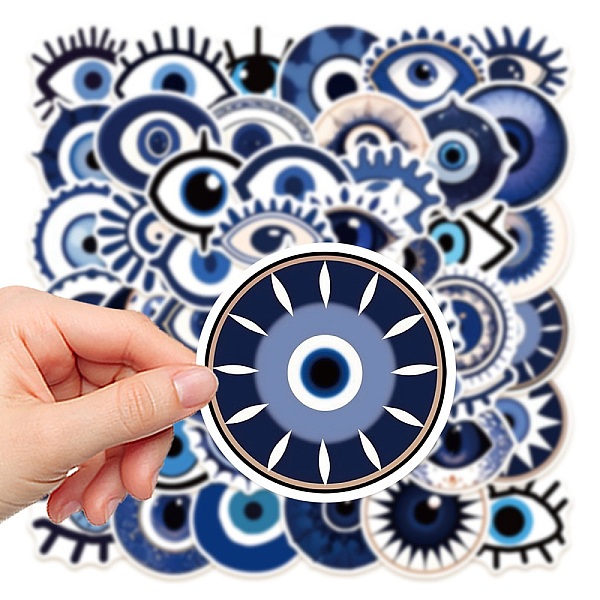 PandaHall PVC Self Adhesive Evil Eye Sticker Labels, Waterproof Lucky Eye Decals, for Suitcase, Skateboard, Refrigerator, Helmet, Mobile...
PandaHall PVC Self Adhesive Evil Eye Sticker Labels, Waterproof Lucky Eye Decals, for Suitcase, Skateboard, Refrigerator, Helmet, Mobile...