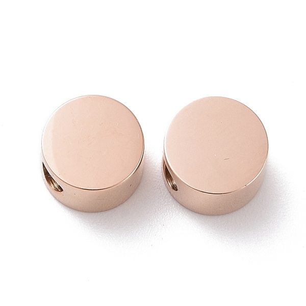 PandaHall 304 Stainless Steel Beads, Flat Round, Rose Gold, 8x5mm, Hole: 2.5mm 304 Stainless Steel Flat Round
PandaHall 304 Stainless Steel Beads, Flat Round, Rose Gold, 8x5mm, Hole: 2.5mm 304 Stainless Steel Flat Round