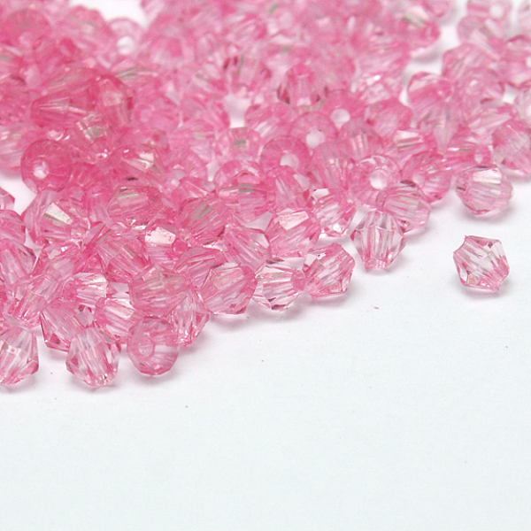 PandaHall Faceted Bicone Transparent Acrylic Beads, Dyed, Hot Pink, 4mm, Hole: 1mm, about 13000pcs/500g Acrylic Bicone Pink
PandaHall Faceted Bicone Transparent Acrylic Beads, Dyed, Hot Pink, 4mm, Hole: 1mm, about 13000pcs/500g Acrylic Bicone Pink