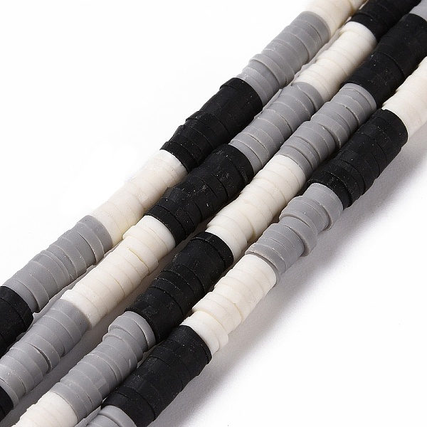 PandaHall Handmade Polymer Clay Bead Strands, Flat Round, Heishi Beads, Light Grey, 4x0.5~2mm, Hole: 1.2mm, about 350~360pcs/strand..., Silver
PandaHall Handmade Polymer Clay Bead Strands, Flat Round, Heishi Beads, Light Grey, 4x0.5~2mm, Hole: 1.2mm, about 350~360pcs/strand..., Silver