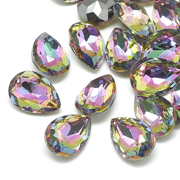 PandaHall DIY Pointed Back K9 Glass Rhinestone Cabochons, Random Color Back Plated, Faceted, teardrop, Vitrail Medium, 10x7x3.8mm Glass..., Multicolor
PandaHall DIY Pointed Back K9 Glass Rhinestone Cabochons, Random Color Back Plated, Faceted, teardrop, Vitrail Medium, 10x7x3.8mm Glass..., Multicolor