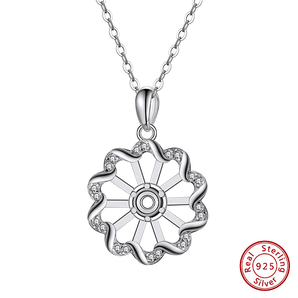 PandaHall 925 Sterling Silver Micro Pave Clear Cubic Zirconia Pendant Cabochon Setting, Real Platinum Plated, 19.5x16.5x3mm, Hole: 4x2.5mm...
PandaHall 925 Sterling Silver Micro Pave Clear Cubic Zirconia Pendant Cabochon Setting, Real Platinum Plated, 19.5x16.5x3mm, Hole: 4x2.5mm...