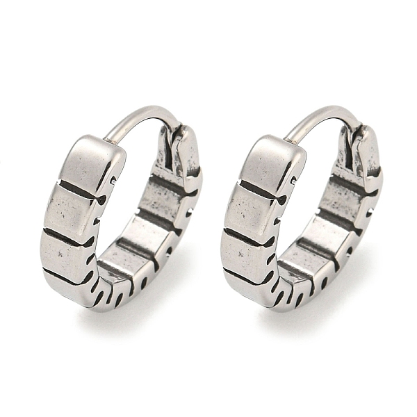 PandaHall 316 Surgical Stainless Steel Hoop Earrings for Women and Men, Ring, Antique Silver, 14.5x3.5mm 304 Stainless Steel Ring
PandaHall 316 Surgical Stainless Steel Hoop Earrings for Women and Men, Ring, Antique Silver, 14.5x3.5mm 304 Stainless Steel Ring