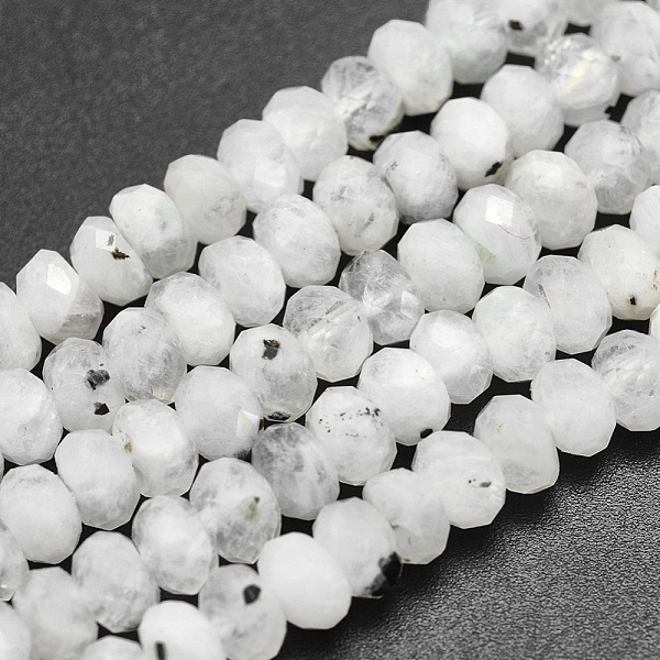 PandaHall Natural Rainbow Moonstone Beads Strands, Rondelle, Faceted, 6x4mm, Hole: 1mm, about 103pcs/strand, 15.9 inch(40.5cm) Rainbow...
PandaHall Natural Rainbow Moonstone Beads Strands, Rondelle, Faceted, 6x4mm, Hole: 1mm, about 103pcs/strand, 15.9 inch(40.5cm) Rainbow...