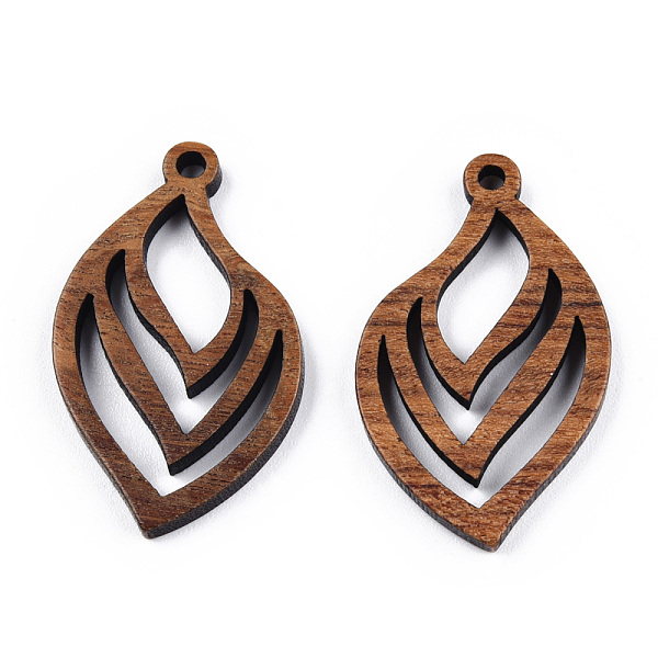PandaHall Natural Walnut Wood Pendants, Undyed, Hollow Leaf Charm, Camel, 30.5x18x2.5mm, Hole: 1.8mm Wood Leaf Brown
PandaHall Natural Walnut Wood Pendants, Undyed, Hollow Leaf Charm, Camel, 30.5x18x2.5mm, Hole: 1.8mm Wood Leaf Brown