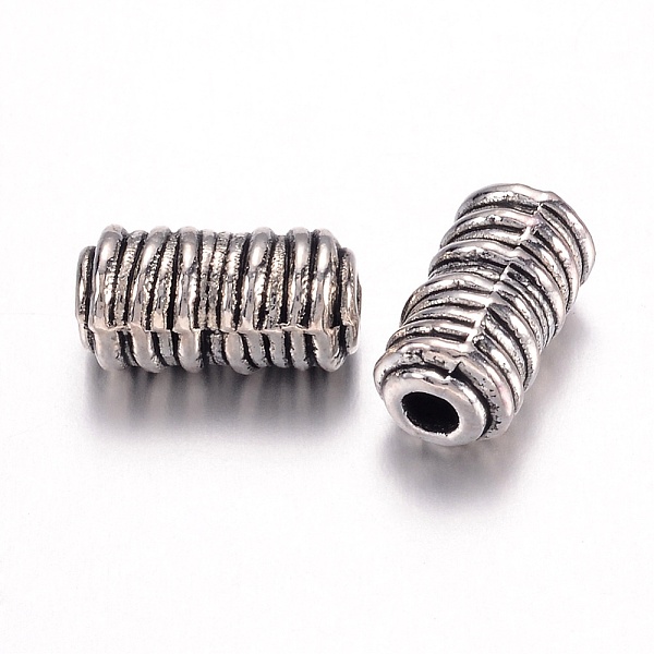PandaHall Tibetan Style Alloy Beads, Lead Free & Nickel Free & Cadmium Free, Column, Antique Silver, about 6mm wide, 11mm long, hole: 2.5mm...
PandaHall Tibetan Style Alloy Beads, Lead Free & Nickel Free & Cadmium Free, Column, Antique Silver, about 6mm wide, 11mm long, hole: 2.5mm...