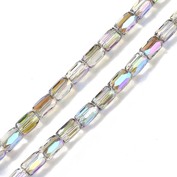 PandaHall Electroplate Glass Beads Strands, Half Plated, Faceted, Column, Beige, 6.5x4mm, Hole: 0.8mm, about 80pcs/strand, 20.08''(51cm)..., Yellow
PandaHall Electroplate Glass Beads Strands, Half Plated, Faceted, Column, Beige, 6.5x4mm, Hole: 0.8mm, about 80pcs/strand, 20.08''(51cm)..., Yellow