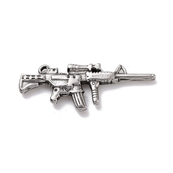 PandaHall 304 Stainless Steel Pendants, Gun, Stainless Steel Color, 15x40x4mm, Hole: 1mm 304 Stainless Steel Others
PandaHall 304 Stainless Steel Pendants, Gun, Stainless Steel Color, 15x40x4mm, Hole: 1mm 304 Stainless Steel Others
