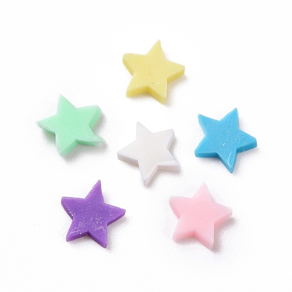 PandaHall Handmade Polymer Clay Cabochons, Star, Mixed Color, 5x5x1mm Polymer Clay Star Multicolor
PandaHall Handmade Polymer Clay Cabochons, Star, Mixed Color, 5x5x1mm Polymer Clay Star Multicolor