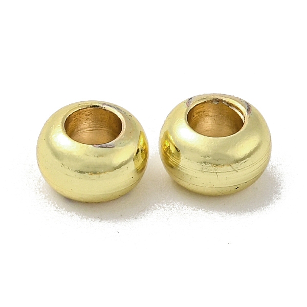 PandaHall Rack Plating Large Hole Brass Beads, Cadmium Free & Lead Free, Long-Lasting Plated, Round, Real 18K Gold Plated, 7x4mm, Hole: 3mm...
PandaHall Rack Plating Large Hole Brass Beads, Cadmium Free & Lead Free, Long-Lasting Plated, Round, Real 18K Gold Plated, 7x4mm, Hole: 3mm...