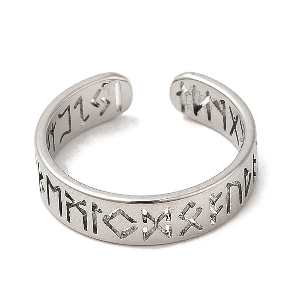 PandaHall 304 Stainless Steel Open Cuff Rings, Stainless Steel Color, US Size 5 3/4(16.3mm) 304 Stainless Steel
PandaHall 304 Stainless Steel Open Cuff Rings, Stainless Steel Color, US Size 5 3/4(16.3mm) 304 Stainless Steel