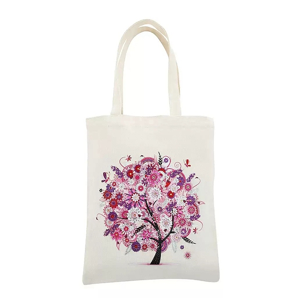 PandaHall DIY Diamond Painting Handbag Kits, Including Canvas Bag, Resin Rhinestones, Pen, Tray & Glue Clay, Tree, 350x280mm Cloth Tree
PandaHall DIY Diamond Painting Handbag Kits, Including Canvas Bag, Resin Rhinestones, Pen, Tray & Glue Clay, Tree, 350x280mm Cloth Tree