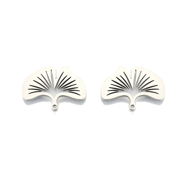 PandaHall 201 Stainless Steel Pendants, Ginkgo Leaf, Stainless Steel Color, 18x25x1.5mm, Hole: 1.4mm 201 Stainless Steel Leaf
PandaHall 201 Stainless Steel Pendants, Ginkgo Leaf, Stainless Steel Color, 18x25x1.5mm, Hole: 1.4mm 201 Stainless Steel Leaf