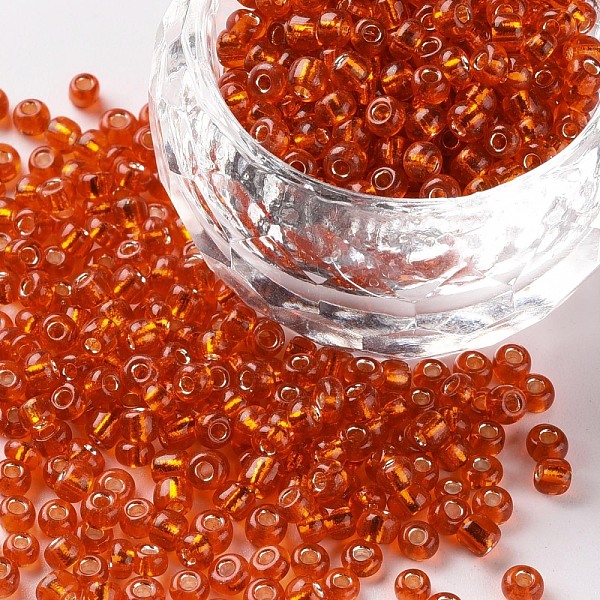 PandaHall 8/0 Glass Seed Beads, Silver Lined Round Hole, Round, Dark Orange, 3mm, Hole: 1mm, about 10000 beads/pound Glass Orange
PandaHall 8/0 Glass Seed Beads, Silver Lined Round Hole, Round, Dark Orange, 3mm, Hole: 1mm, about 10000 beads/pound Glass Orange