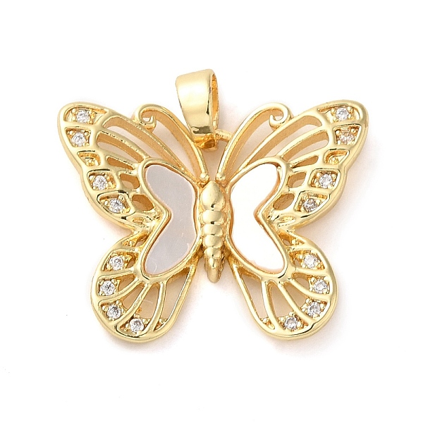 PandaHall Brass Micro Pave Clear Cubic Zirconia with Acrylic Pendants, Butterfly Charms, Real 18K Gold Plated, 18x22x3mm, Hole: 3x4.5mm...
PandaHall Brass Micro Pave Clear Cubic Zirconia with Acrylic Pendants, Butterfly Charms, Real 18K Gold Plated, 18x22x3mm, Hole: 3x4.5mm...