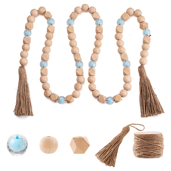 PandaHall 80Pcs Polygon & Round Wood Beads, 40Pcs Acrylic Beads, 1 Roll Jute Cord, 6Pcs Jute String with Jute Tassel Rope, for Jewelry..., Multicolor
PandaHall 80Pcs Polygon & Round Wood Beads, 40Pcs Acrylic Beads, 1 Roll Jute Cord, 6Pcs Jute String with Jute Tassel Rope, for Jewelry..., Multicolor
