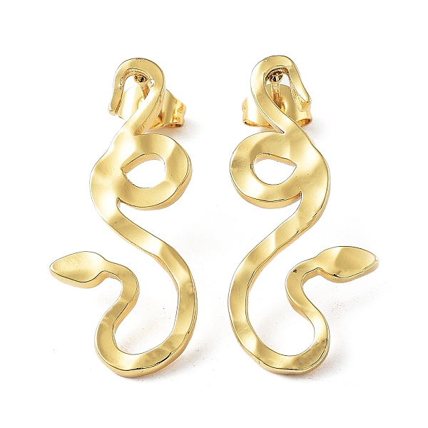 PandaHall 304 Stainless Steel Stud Earring, Garden Reptile Serpentine Snake Earring for Women, Real 18K Gold Plated, 29.5x13mm 304 Stainless...
PandaHall 304 Stainless Steel Stud Earring, Garden Reptile Serpentine Snake Earring for Women, Real 18K Gold Plated, 29.5x13mm 304 Stainless...