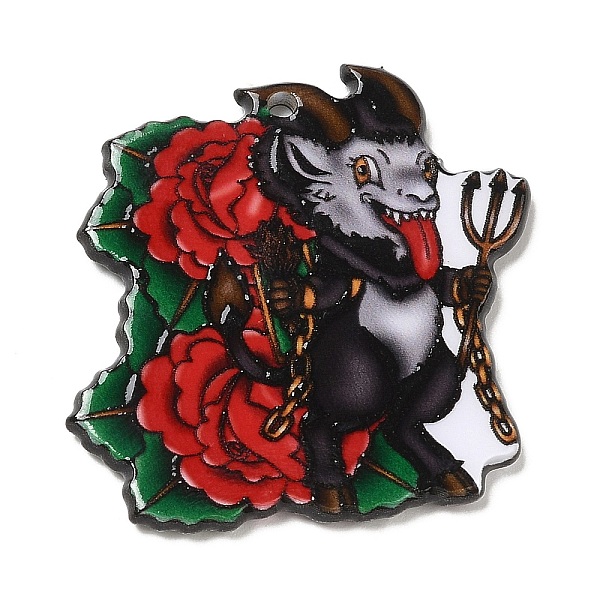 PandaHall Christmas Theme Acrylic Pendants, Flower, 35x37x2.5mm, Hole: 2mm Acrylic Flower Red
PandaHall Christmas Theme Acrylic Pendants, Flower, 35x37x2.5mm, Hole: 2mm Acrylic Flower Red