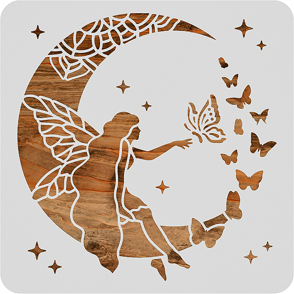 PandaHall BENECREAT 30x30cm Dream Elf Theme Plastic Stencils, Reusable Fairy Cutouts Painting Template for Painting, Wood Burning..., White
PandaHall BENECREAT 30x30cm Dream Elf Theme Plastic Stencils, Reusable Fairy Cutouts Painting Template for Painting, Wood Burning..., White