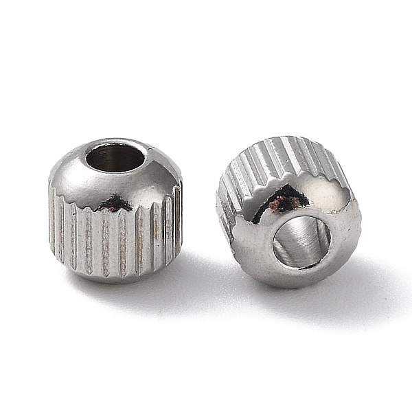 PandaHall 303 Stainless Steel Beads, Rondelle, Stainless Steel Color, 6x5.5mm, Hole: 2.5mm 303 Stainless Steel Rondelle
PandaHall 303 Stainless Steel Beads, Rondelle, Stainless Steel Color, 6x5.5mm, Hole: 2.5mm 303 Stainless Steel Rondelle