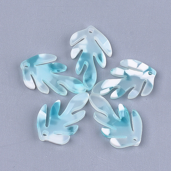PandaHall Cellulose Acetate(Resin) Pendants, Oak Leaf, Light Cyan, 24.5x15~15.5x2.5mm, Hole: 1.4mm Cellulose Acetate Leaf Cyan
PandaHall Cellulose Acetate(Resin) Pendants, Oak Leaf, Light Cyan, 24.5x15~15.5x2.5mm, Hole: 1.4mm Cellulose Acetate Leaf Cyan