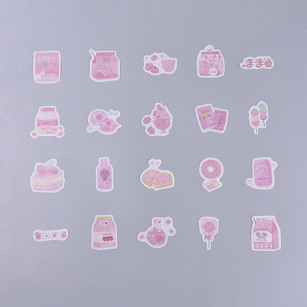 PandaHall Strawberry Theme Self Adhesive Food Stickers Set, for Scrapbooking Diary Planner Card Making, Mixed Patterns, 20pcs/set Paper Food..., Pink
PandaHall Strawberry Theme Self Adhesive Food Stickers Set, for Scrapbooking Diary Planner Card Making, Mixed Patterns, 20pcs/set Paper Food..., Pink