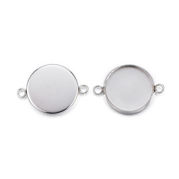 PandaHall 304 Stainless Steel Cabochon Connector Settings, Plain Edge Bezel Cups, Flat Round, Stainless Steel Color, Tray: 14mm, 21.5x16x2mm...
PandaHall 304 Stainless Steel Cabochon Connector Settings, Plain Edge Bezel Cups, Flat Round, Stainless Steel Color, Tray: 14mm, 21.5x16x2mm...