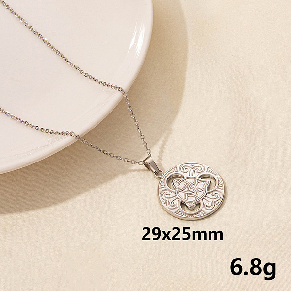 PandaHall Stainless Steel Trinity Knot Pendant Necklaces, Cable Chain Necklaces for Women Stainless Steel Trinity Knot
PandaHall Stainless Steel Trinity Knot Pendant Necklaces, Cable Chain Necklaces for Women Stainless Steel Trinity Knot