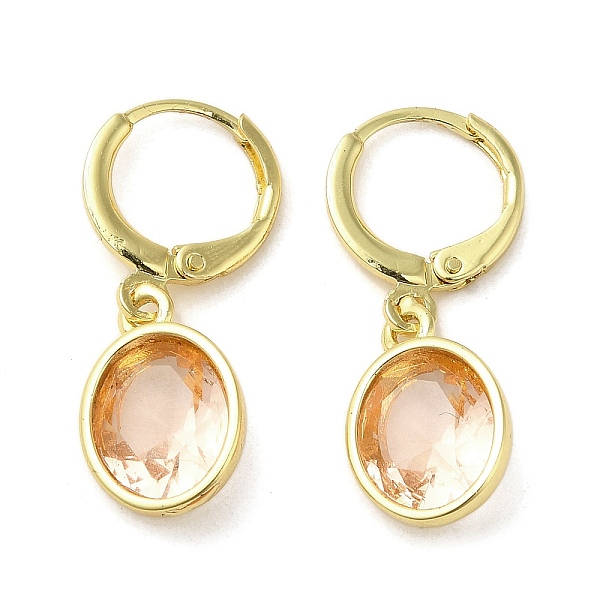 PandaHall Real 18K Gold Plated Brass Dangle Leverback Earrings, with Oval Glass, PeachPuff, 27x10mm Glass Oval Brown
PandaHall Real 18K Gold Plated Brass Dangle Leverback Earrings, with Oval Glass, PeachPuff, 27x10mm Glass Oval Brown