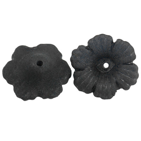 PandaHall Transparent Acrylic Beads, Frosted, Flower, Black, 11x4.5mm, Hole: 1mm, the wholesale of PL561 Acrylic Flower Black
PandaHall Transparent Acrylic Beads, Frosted, Flower, Black, 11x4.5mm, Hole: 1mm, the wholesale of PL561 Acrylic Flower Black