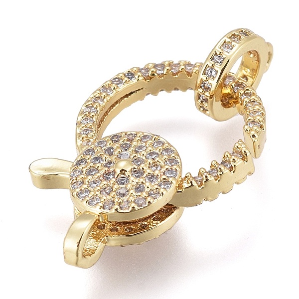 PandaHall Brass Micro Pave Cubic Zirconia Lobster Claw Clasps, with Bail Beads/Tube Bails, Long-Lasting Plated, Clear, Real 18K Gold Plated...
PandaHall Brass Micro Pave Cubic Zirconia Lobster Claw Clasps, with Bail Beads/Tube Bails, Long-Lasting Plated, Clear, Real 18K Gold Plated...