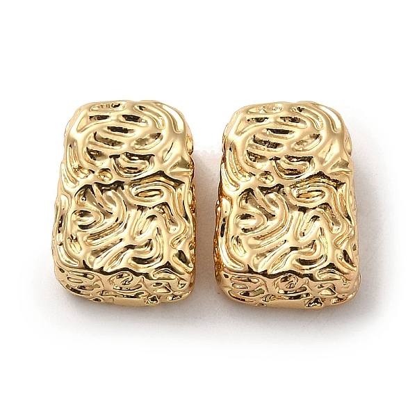 PandaHall Brass Bead, Textured, Rectangle, Real 18K Gold Plated, 12.5x9x6mm, Hole: 3.5x2.5mm Brass Rectangle
PandaHall Brass Bead, Textured, Rectangle, Real 18K Gold Plated, 12.5x9x6mm, Hole: 3.5x2.5mm Brass Rectangle