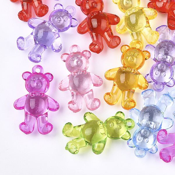 PandaHall Transparent Acrylic Pendants, Bear, Mixed Color, 40.5x26x13mm, Hole: 2.5mm, about 116pcs/500g Acrylic Bear Multicolor
PandaHall Transparent Acrylic Pendants, Bear, Mixed Color, 40.5x26x13mm, Hole: 2.5mm, about 116pcs/500g Acrylic Bear Multicolor