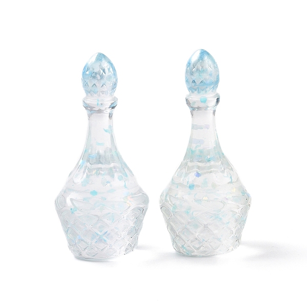 PandaHall Dummy Bottle Transparent Resin Cabochon, with Sequins, Light Sky Blue, 33.5x15.5mm Resin Bottle
PandaHall Dummy Bottle Transparent Resin Cabochon, with Sequins, Light Sky Blue, 33.5x15.5mm Resin Bottle