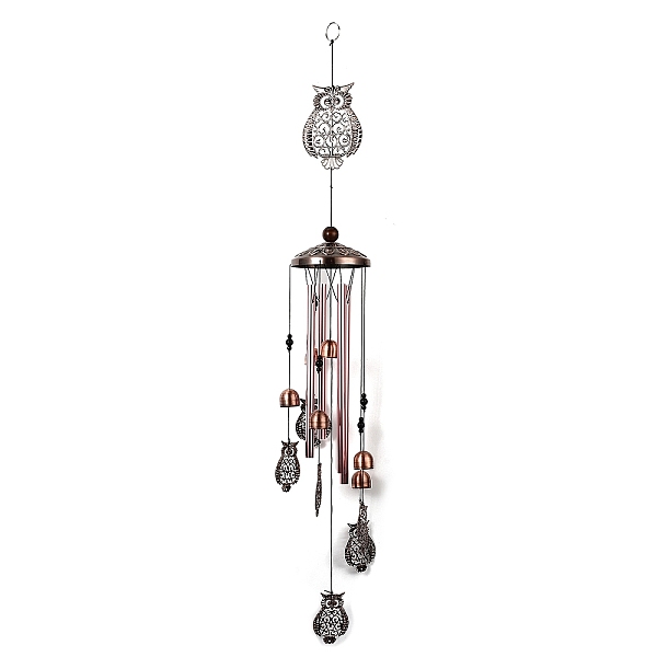 PandaHall Iron Wind Chimes, Pendant Decorations, with Bell Charms, Owl, 830~1050mm Iron Owl
PandaHall Iron Wind Chimes, Pendant Decorations, with Bell Charms, Owl, 830~1050mm Iron Owl
