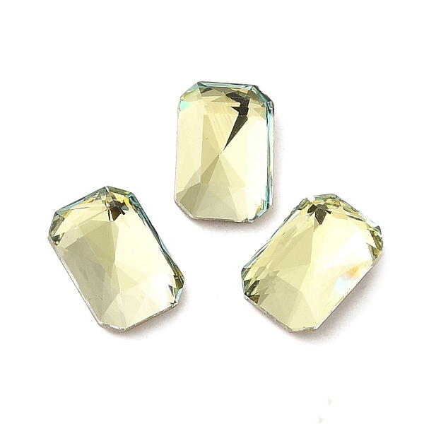 PandaHall Glass Rhinestone Cabochons, Point Back & Back Plated, Faceted, Rectangle, Jonquil, 8x5.5x2.5mm Glass Rhinestone Rectangle Yellow
PandaHall Glass Rhinestone Cabochons, Point Back & Back Plated, Faceted, Rectangle, Jonquil, 8x5.5x2.5mm Glass Rhinestone Rectangle Yellow