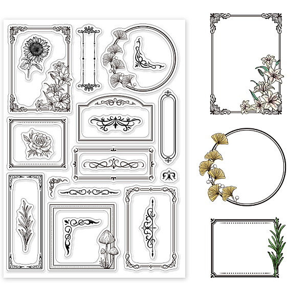 PandaHall GLOBLELAND Botanical Border Clear Stamps for Cards Making Roses Mushrooms Lace Corner Clear Stamp Seals 5.83x8.27inch Transparent...
PandaHall GLOBLELAND Botanical Border Clear Stamps for Cards Making Roses Mushrooms Lace Corner Clear Stamp Seals 5.83x8.27inch Transparent...