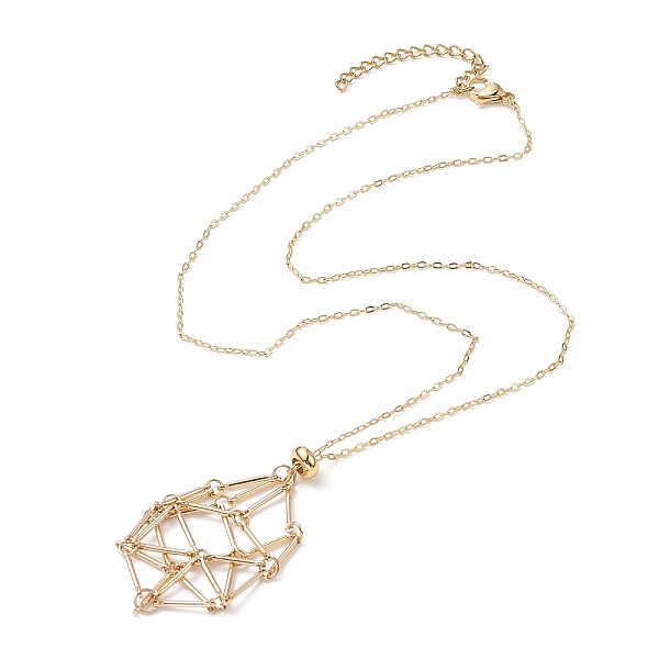 PandaHall Brass Braided Macrame Pouch Empty Stone Holder for Pendant Necklace Making, Nets Necklace Making, Golden, 17.72 inch(45cm) Brass
PandaHall Brass Braided Macrame Pouch Empty Stone Holder for Pendant Necklace Making, Nets Necklace Making, Golden, 17.72 inch(45cm) Brass